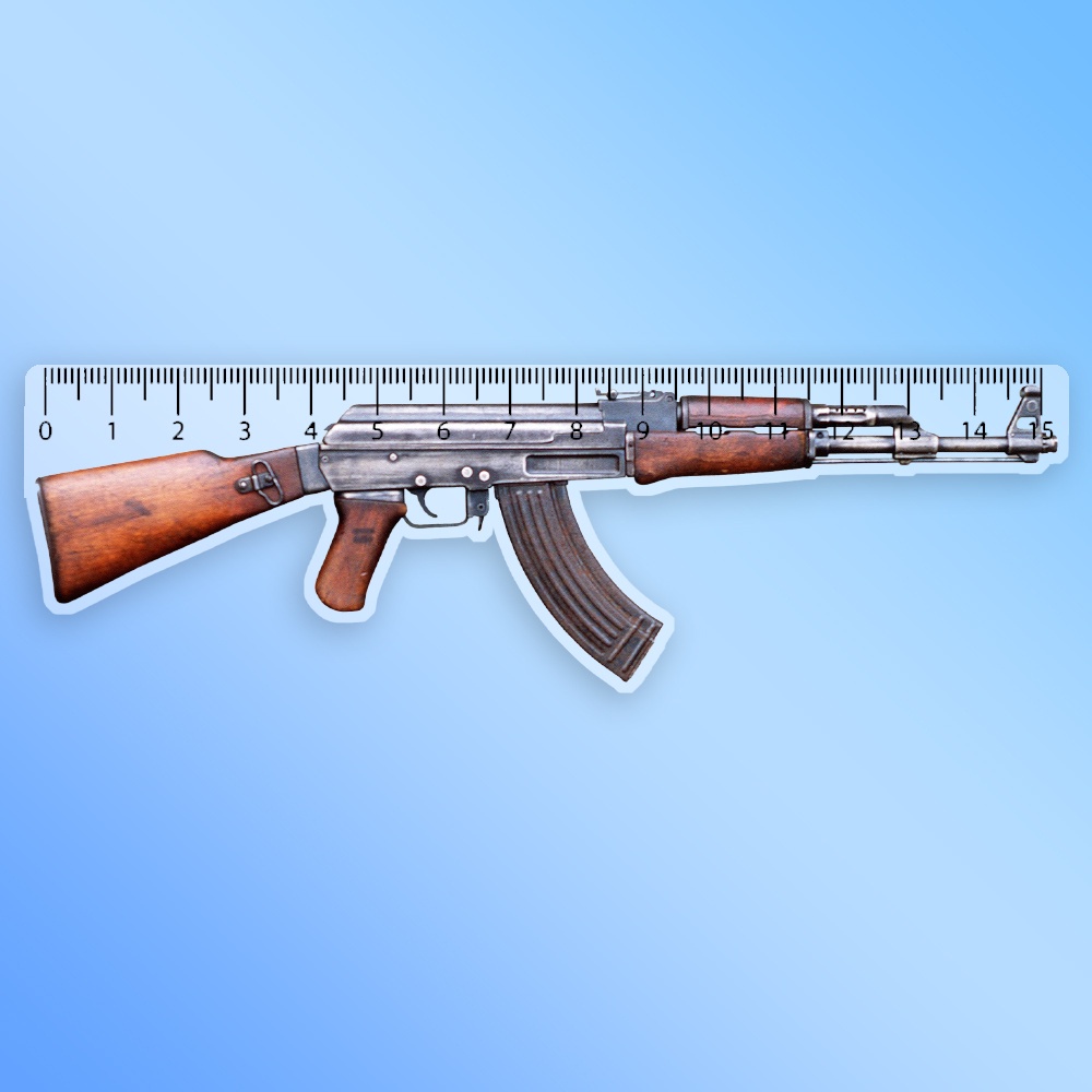 Mô hình Thước Kẻ Học Sinh 15cm In Free Fire Cs Go Counter Strike Cf Game Hành Động tặng ô tô