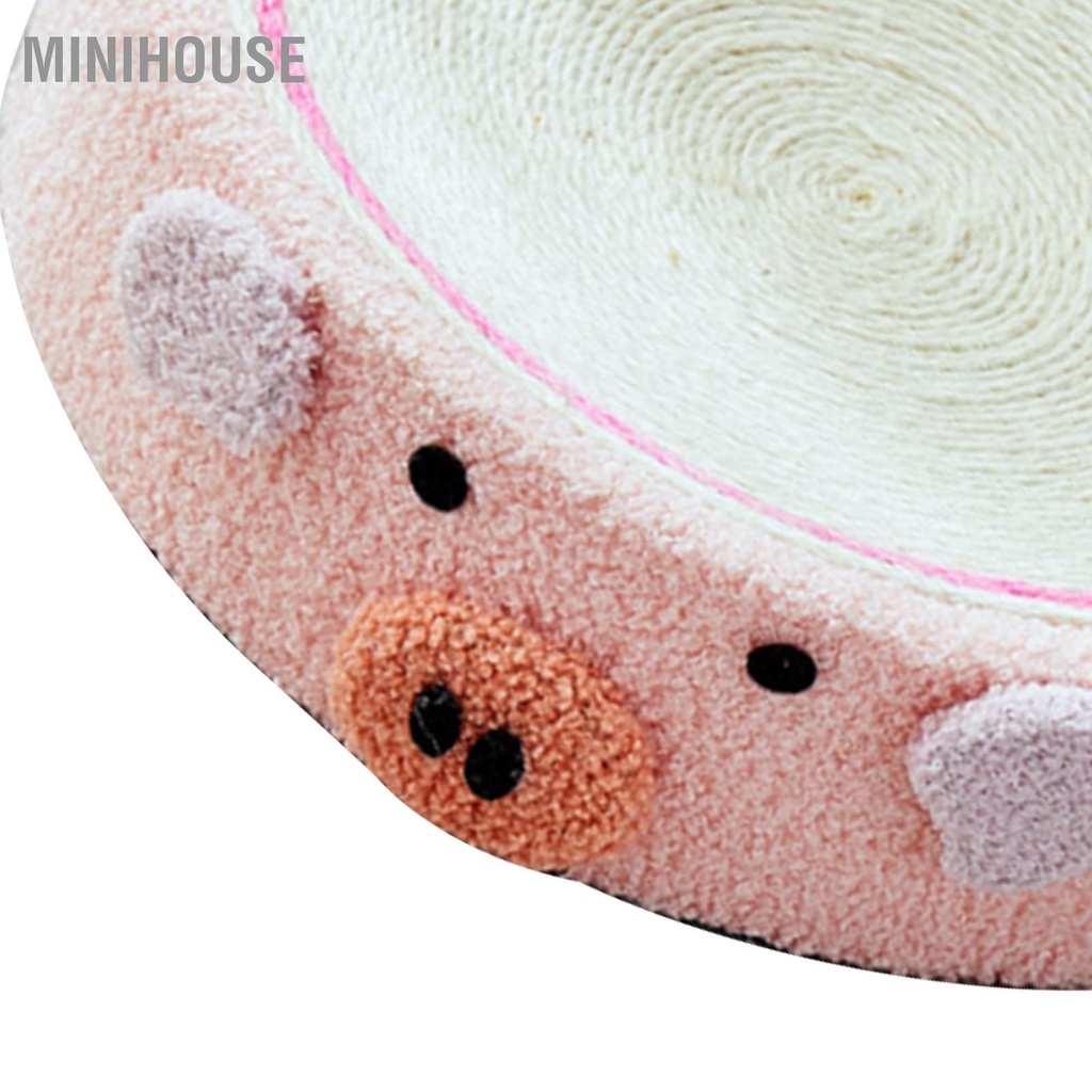 MiniHouse Cat Scratcher Bed Salu hình tròn Lounge để bảo vệ đồ nội thất bằng móng vuốt