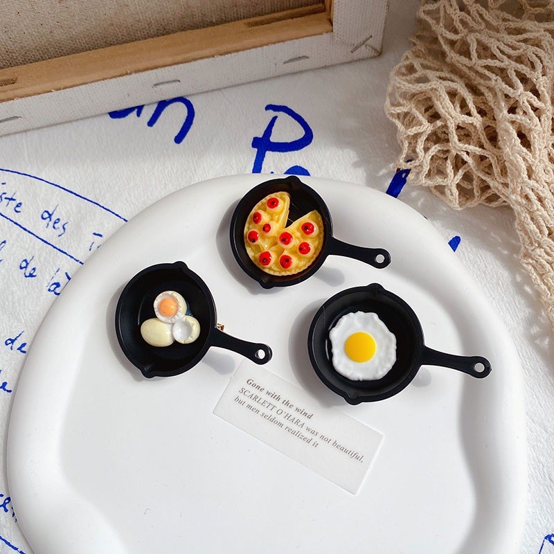 Mới Kẹp Tóc Hình Trứng Chiên Ngộ Nghĩnh