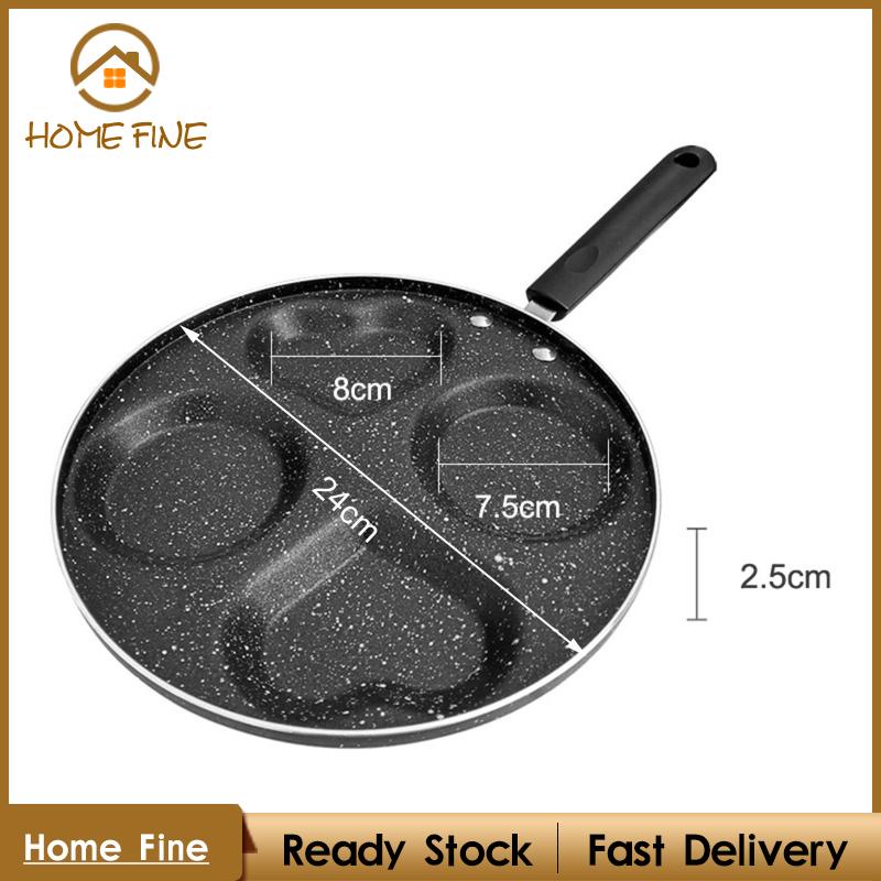 Chảo Chiên Trứng 4 Ngăn Chống Dính Tiện Dụng Cho Nhà Hàng Khách Sạn