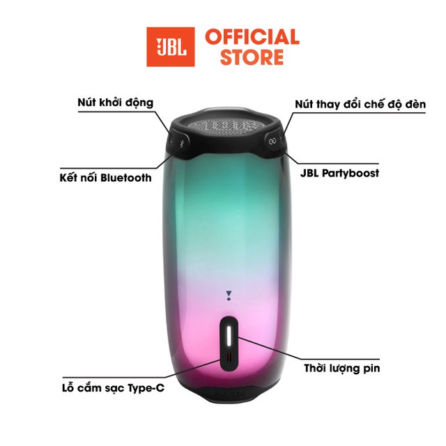 Loa Bluetooth JBL PULSE 4 - Hàng Chính Hãng