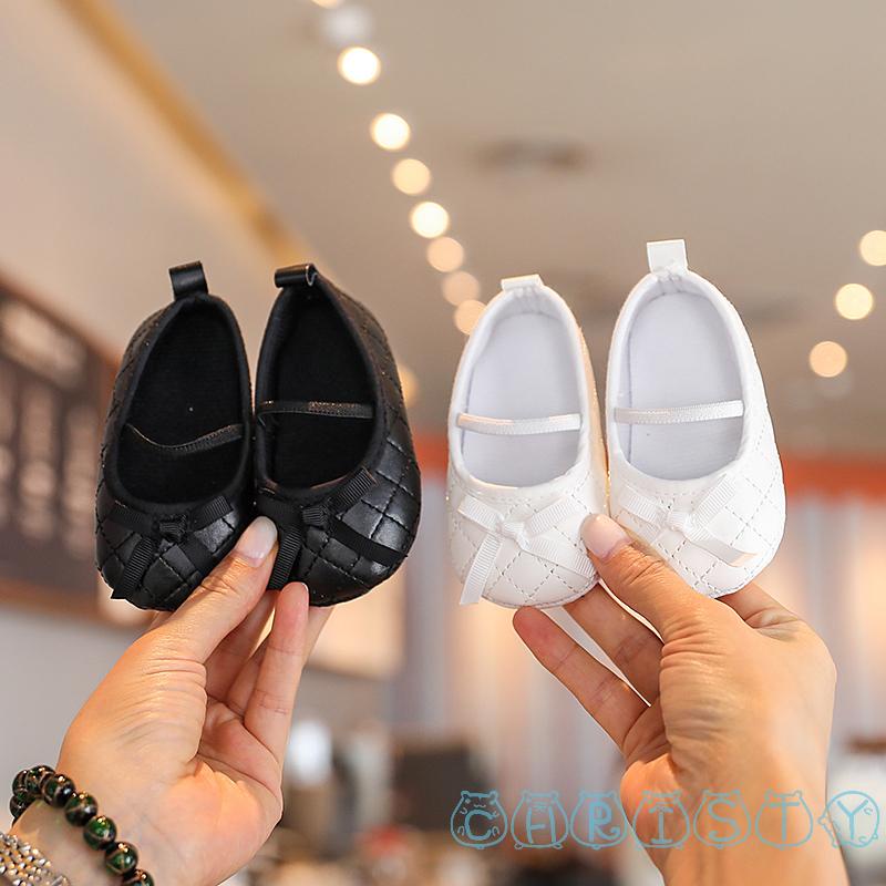 Cht-giày Búp Bê mary jane Bằng pu Đính Nơ Phong Cách Công Chúa Cho Bé Gái Sơ Sinh Tập Đi