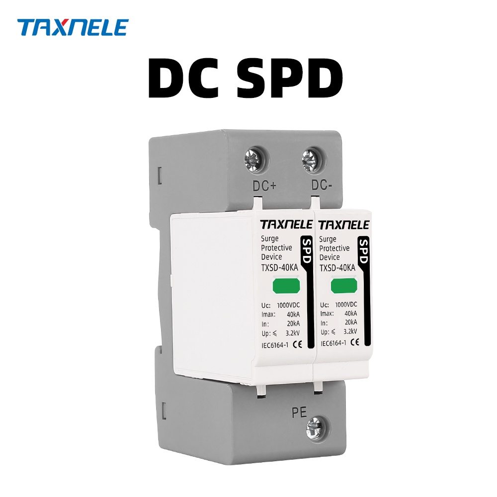Dc Thiết Bị Bắt Tia Cực Tím Ppd 2p 20ka 40ka 60ka 60ka 600v 800v 1000v