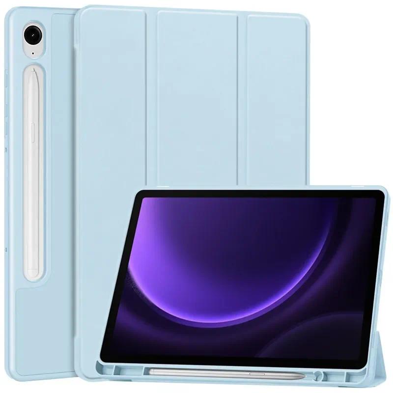 Bao Da Máy Tính Bảng Nắp Gập Mềm Có Ngăn Đựng Bút Cho samsung tab s9 fe galaxy tab s9 fe 10.9 inch 2023 Ốp