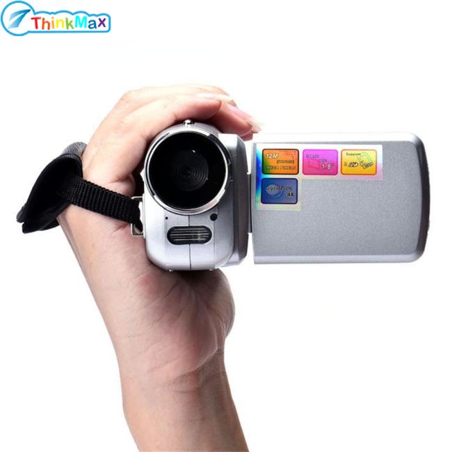 Máy quay Video kỹ thuật số gia đình cầm tay DV 4x Zoom kỹ thuật số 1080P Camera ghi hình tầm nhìn ban đêm