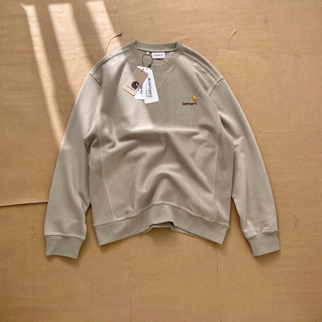 INUB Carhartt 2023 new sweater letter Logo embroidery design round neck sweater Carhartt sweater