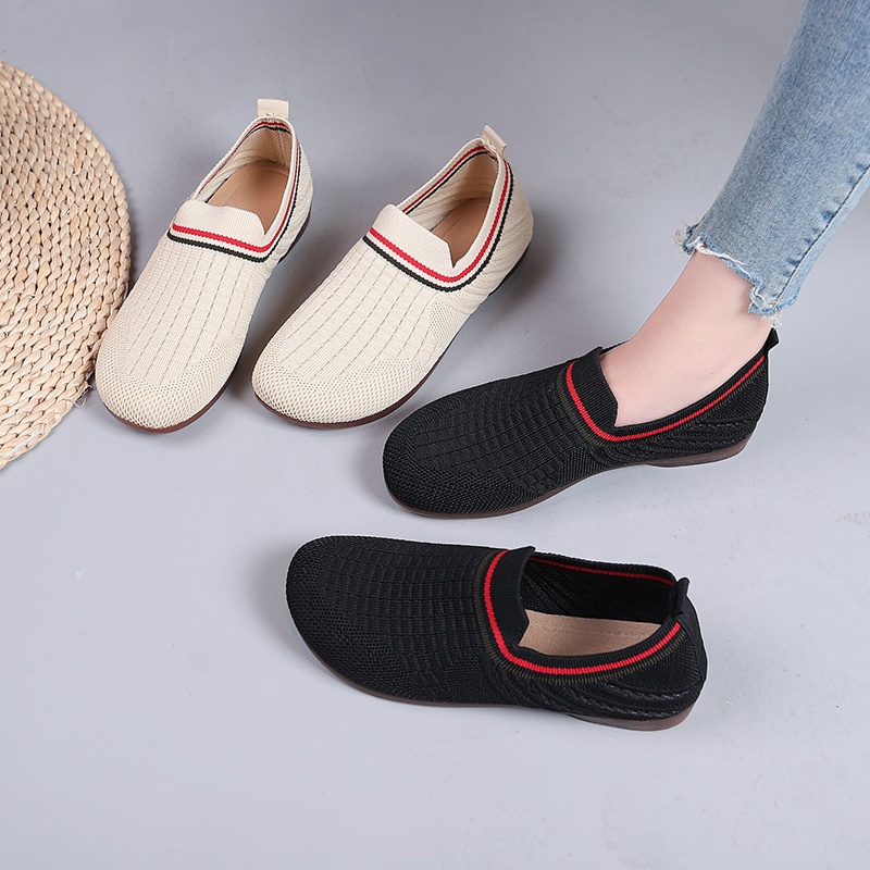 Giày Lười Đế Bằng Thời Trang Cho Nữ Size 36 37 38 39 40 41