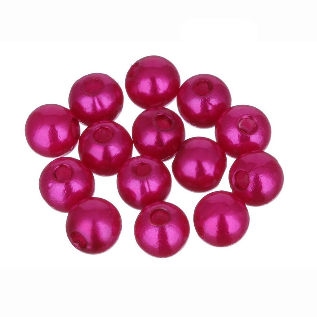 Set 80 Hạt Ngọc Trai Giả Màu Kẹo 6mm Làm Trang Sức diy
