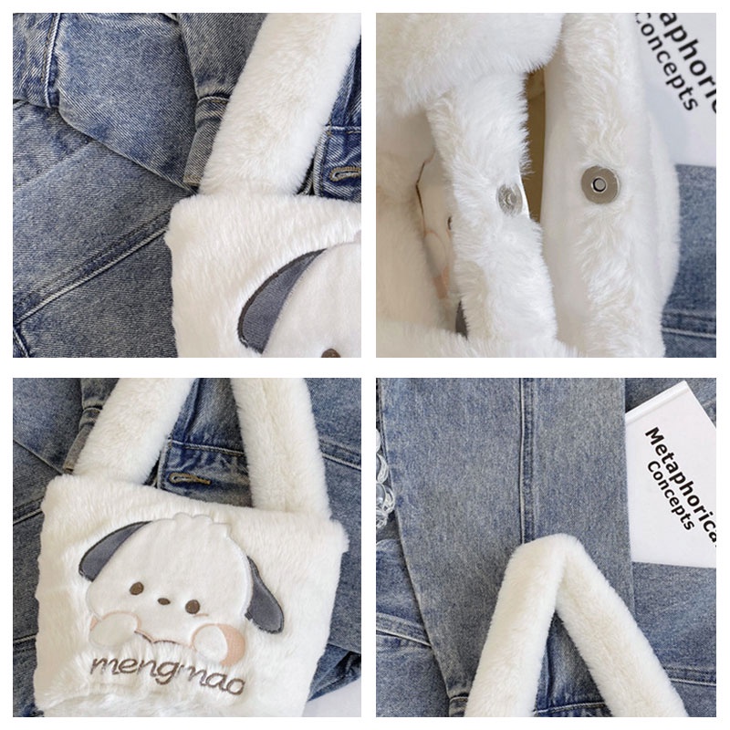 Yaniao Túi Xách Đeo Vai Nhồi Bông Kiểu Hoạt Hình Nhật Bản Đáng Yêu Dành Cho Bé Gái