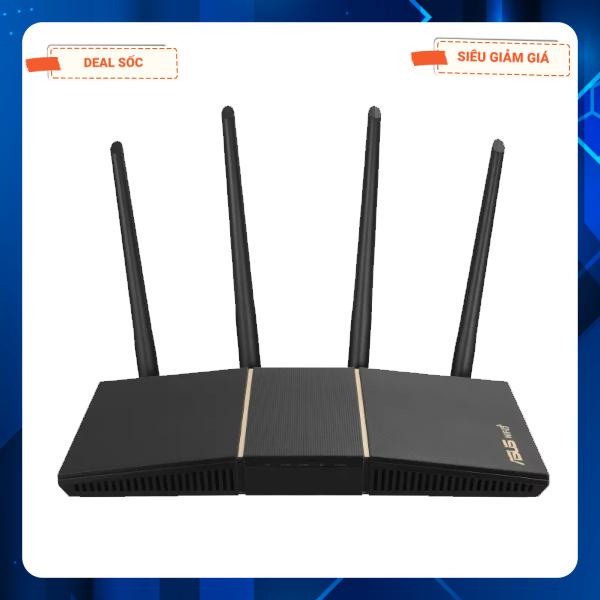 Bộ phát wifi 6 Asus RT-AX57 AX3000Mbps AiMesh (Hàng chính Hãng Asus Việt Nam)