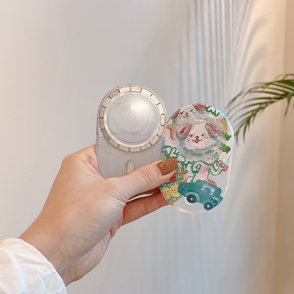 Ốp Điện Thoại Kèm Móc Xỏ Ngón Nam Châm Cho iphone