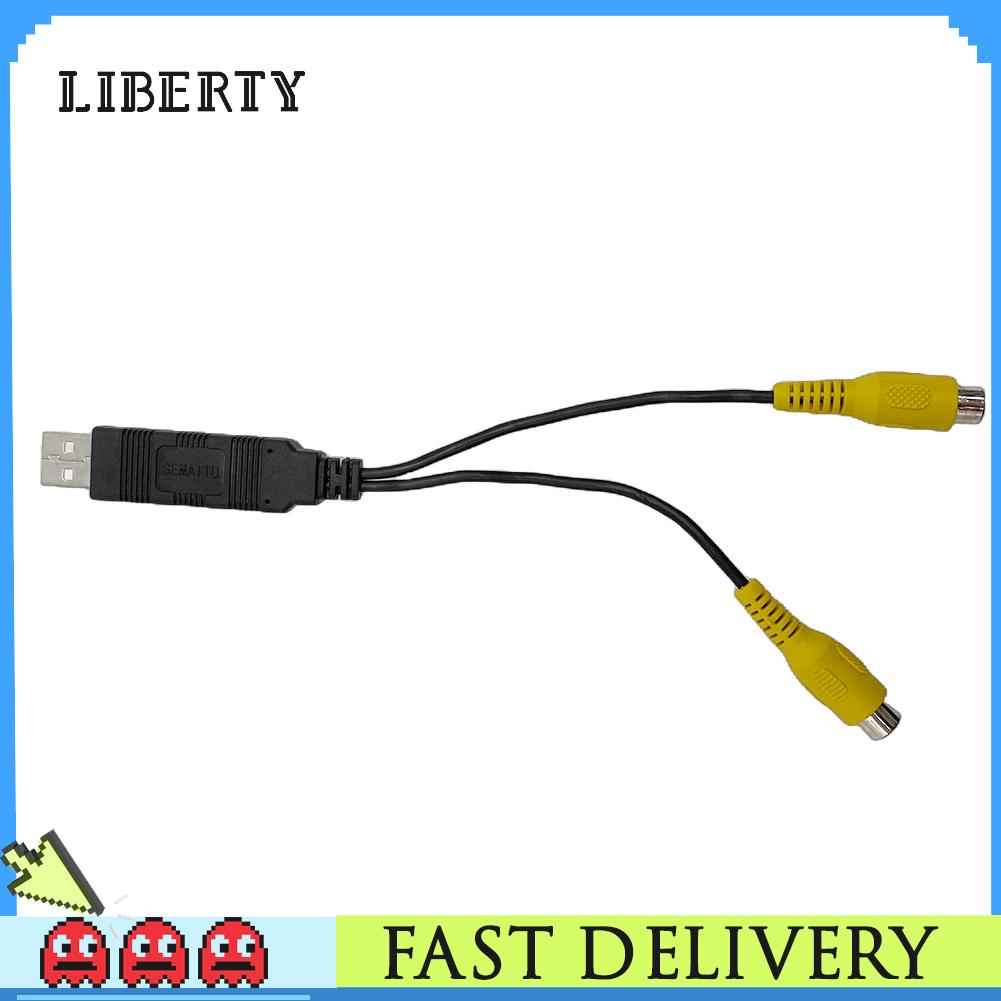 Cáp Chuyển Đổi usb Sang Vga video rca 2 cvbs usb Sang rca Cho Xe Hơi