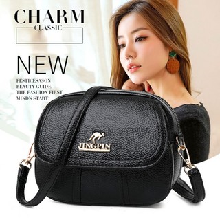 Túi da tròn đeo chéo mềm mại dễ phối đồ thời trang cho nữ túi đeo chéo & đeo vai