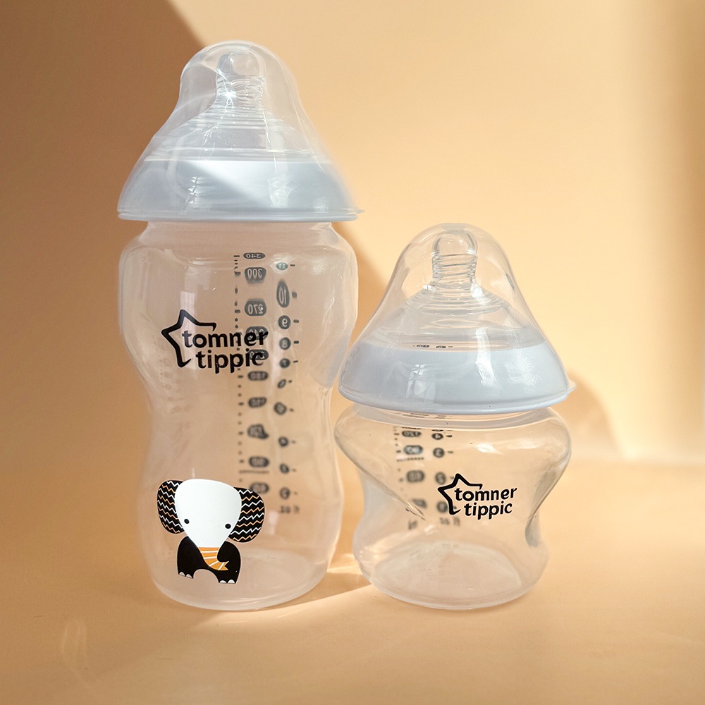 TOMMEE TIPPEE Tommee Bình Sữa Bằng silicone Cỡ Lớn Tiện Dụng Cho Bé Sơ Sinh