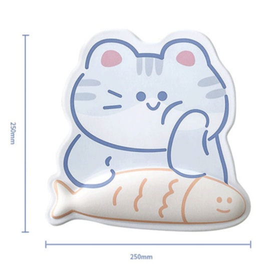 Miếng Lót Chuột Có Đệm Tay Laptop PC Họa Tiết Hình Thú Cute Siêu Êm