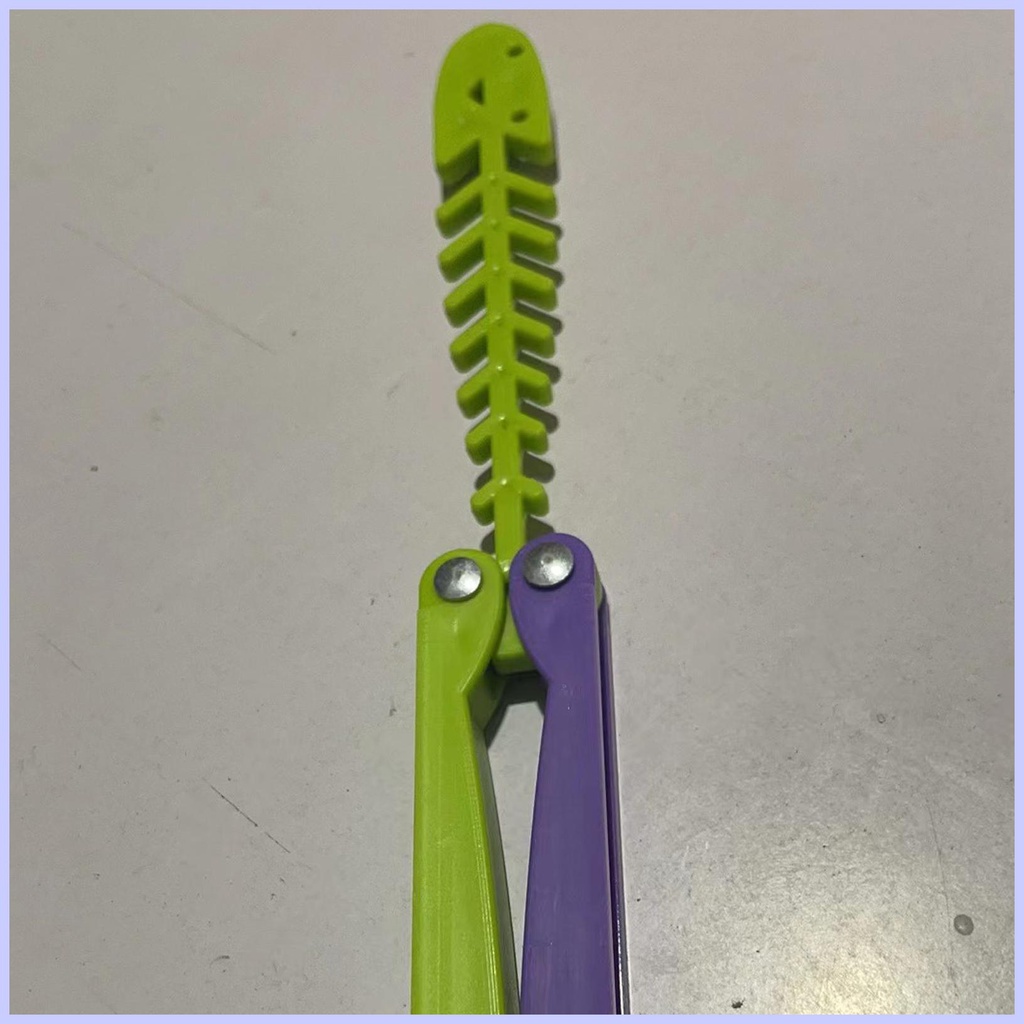 Đồ Chơi Dao Cắt Hình Xương Cá / Rùa 3d Đáng Yêu Bền Bỉ Vui Nhộn