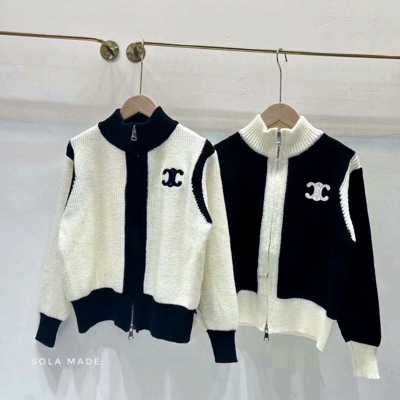 Áo khoác len khoá