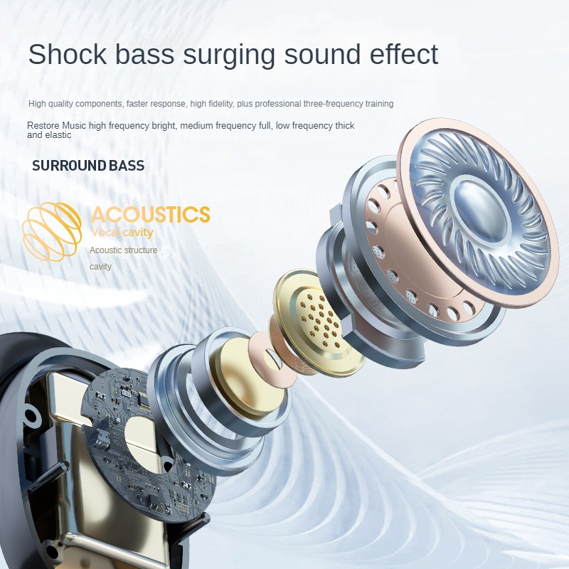 Tzuzl Tai Nghe bluetooth 5.3 1200mah m48 2023 Âm Thanh Sống Động Chất Lượng Cao