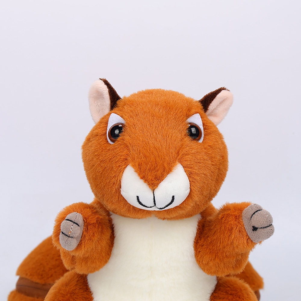 25CM Nut Squirrel Plush Toy Plush Pillow Toy, Birthday Gift for Children and Friends