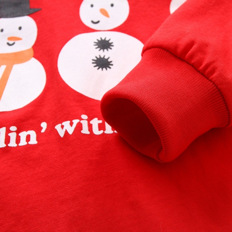 Bộ Đồ Ngủ Hai Món Họa Tiết Giáng Sinh Dễ Thương Cho Bé