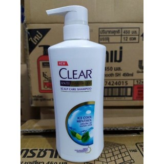 Dầu Gội Clear Men- Bạc Hà 450ml.