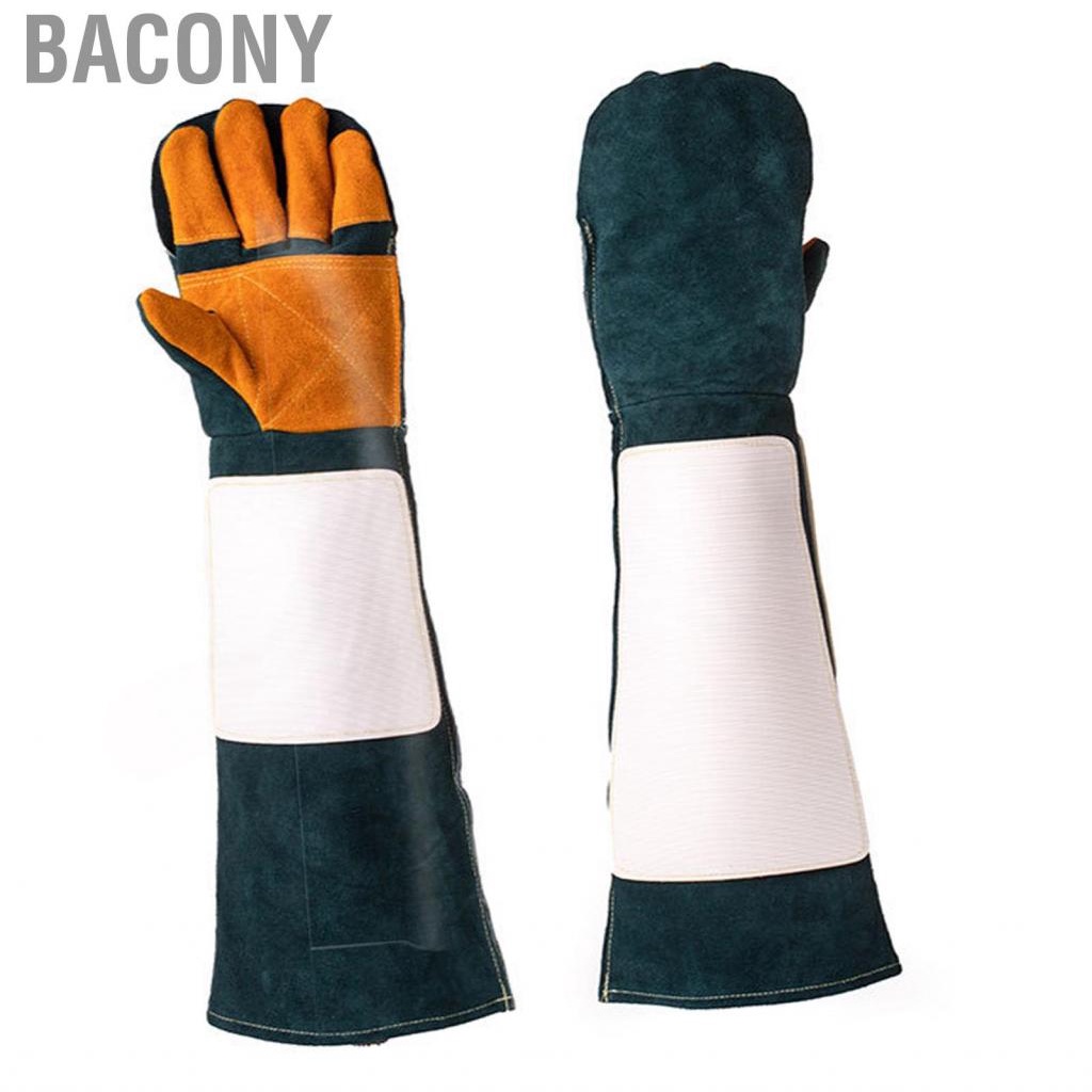 Bacony Handling   Professional Safety Tight Stitching Large Protection Area  Scratch for Veterinarians