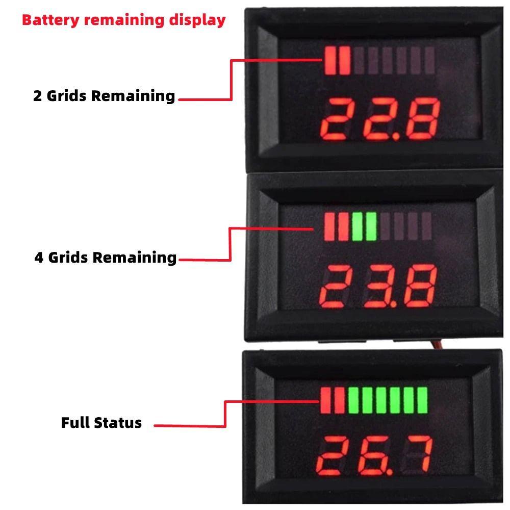 Vôn Kế MYRONG1HD Có Đèn LED Báo Hiệu Chuyên Dụng Cho Xe Hơi