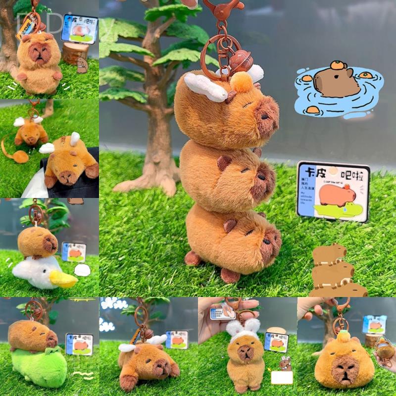 Móc Khóa Hình Cá Heo Nhồi Bông 10cm Dễ Thương