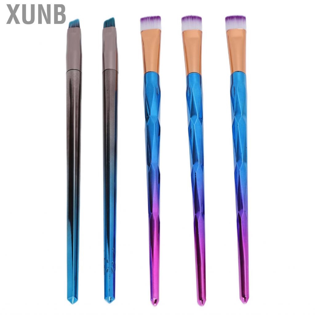 Xunb Nail Art Brushes 5 Pcs 2PCS Fashion Portable  For