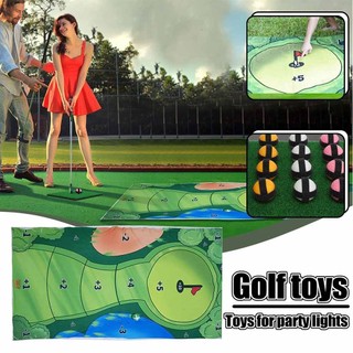 Battle Royale Golf Game, Putting Green Golf Putting Indoor Set Golf Training Aid Equipment, Golf Training Mat, Golf Hitting Mats, Mini Golf