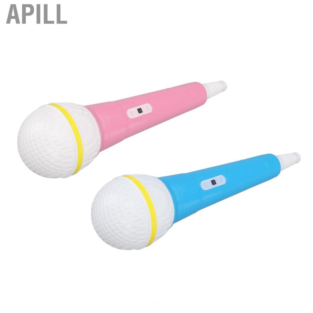Apill Fake Microphone Safe Odorless  Prop Pretend Mic Toy