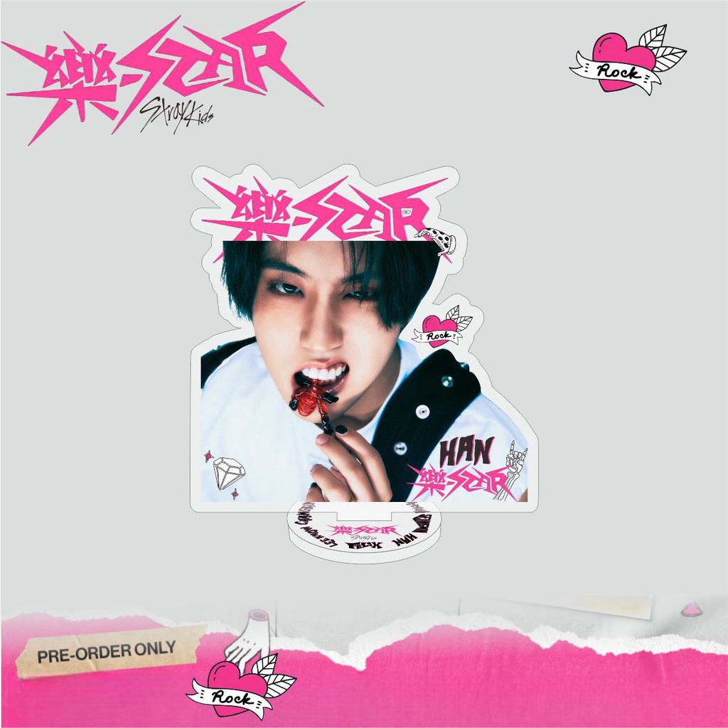 Album Mới kpop stray kids album  Mới Hai Mặt acrylic Trang Trí Bàn Làm Việc
