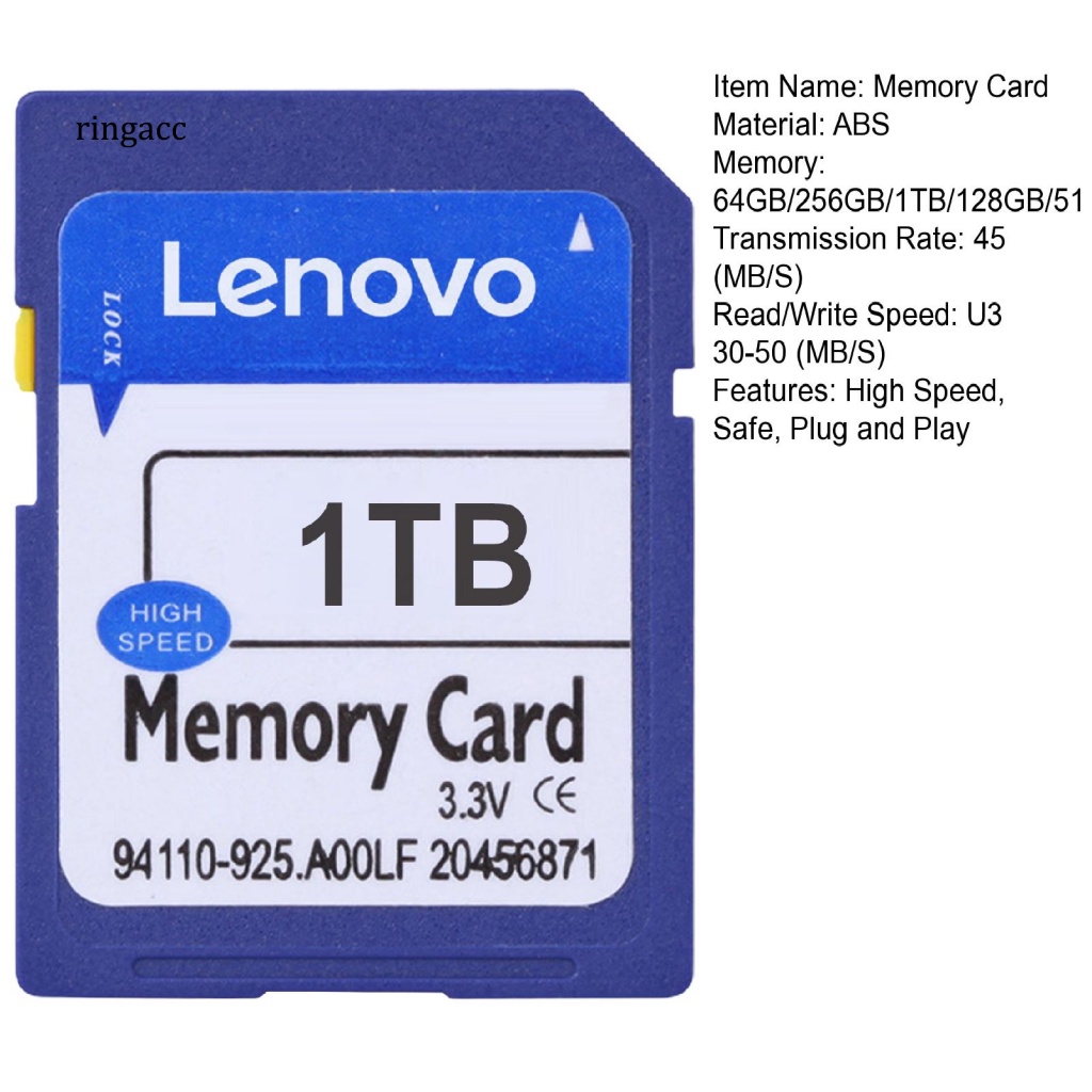 Rga Thẻ Nhớ tf 64gb / 256gb / 1tb / 128gb / 512gb Cho Máy Ảnh