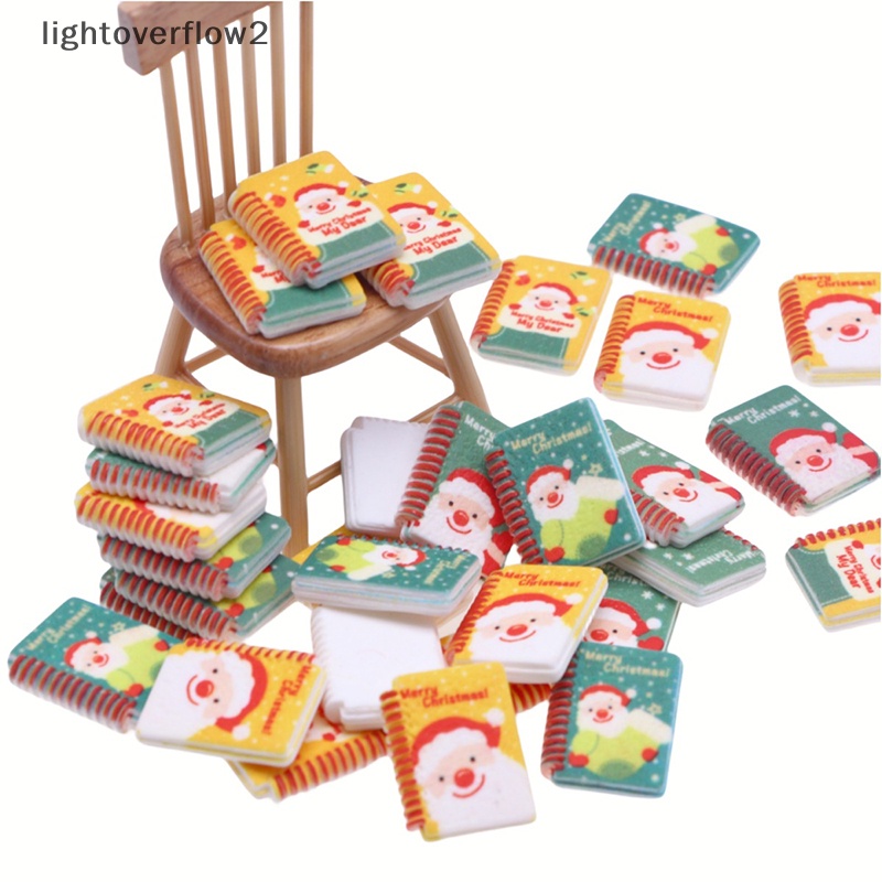 Set 4 Mô Hình Vớ Giáng Sinh mini Bằng Nhựa resin diy Trang Trí Nhà Búp Bê