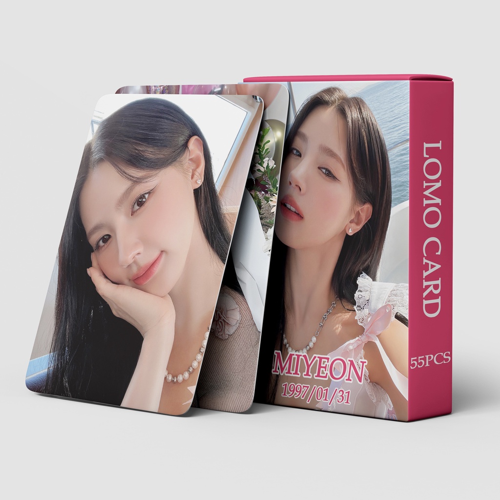 I-DLE I want that MIYEON Heat Photocard Lomo Card Postcard