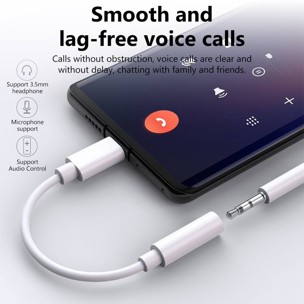 Cáp ChuyểN ĐổI Âm Thanh Tai Nghe LoạI c Sang 3.5mm Cho samsung lp15