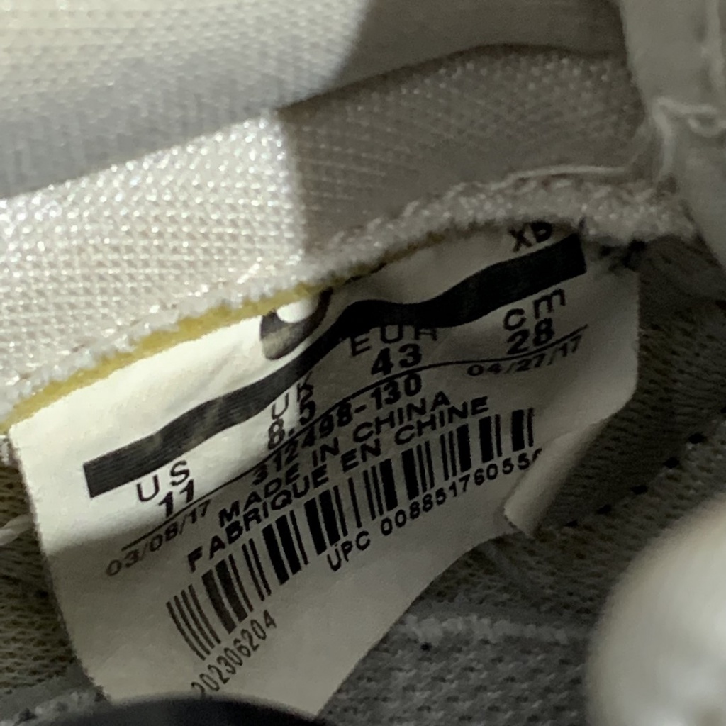 2hand giày Nike Tennis Classic White Black 312498-130 SIZE 43 9652