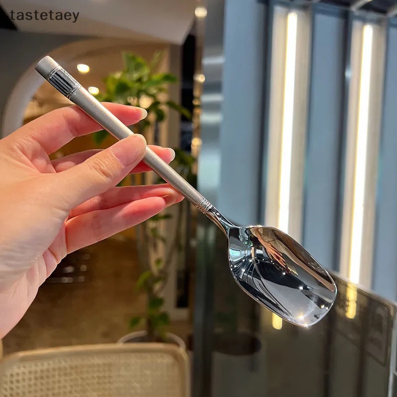 Muỗng Cà Phê Cán Dài Bằng Thép Không Gỉ