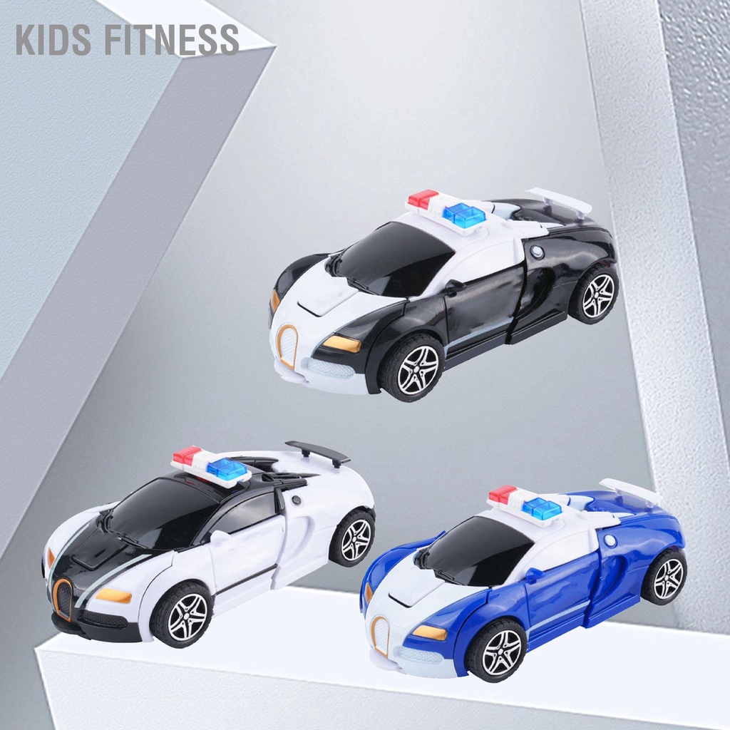 Kids Fitness Đồ chơi ô tô biến hình Chống va đập Quán tính kép Bền bỉ chắc chắn robot cho trẻ em bé trai