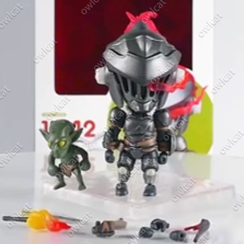Mô Hình Nhân Vật Action Figure Goblin Slayer  10cm 1042# Silver-ranked Adventurer Armor Hunter Swordsman Different World Koonigoroshi PVC Packed in Box Model Nendoroid