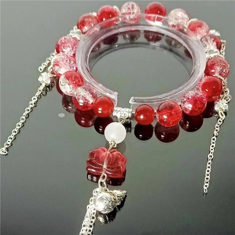 Vòng Tay Chuỗi Hạt Mặt Khắc Hình anime guan ci fu