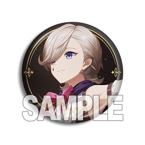 Ye genshin Huy Hiệu Cài Áo Tròn Hình Hoạt Hình anime Flyewinne lyney lynette Bọt Biển Làm Quà Tặng