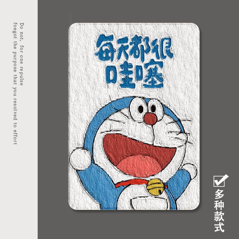 Ốp Bao Da Máy Tính Bảng Họa Tiết doraemon Cho ipad 10.2 7th 2017 9.7 5 / 6 air 2 / 3 10.5 mini 4 5 2020 Ốp