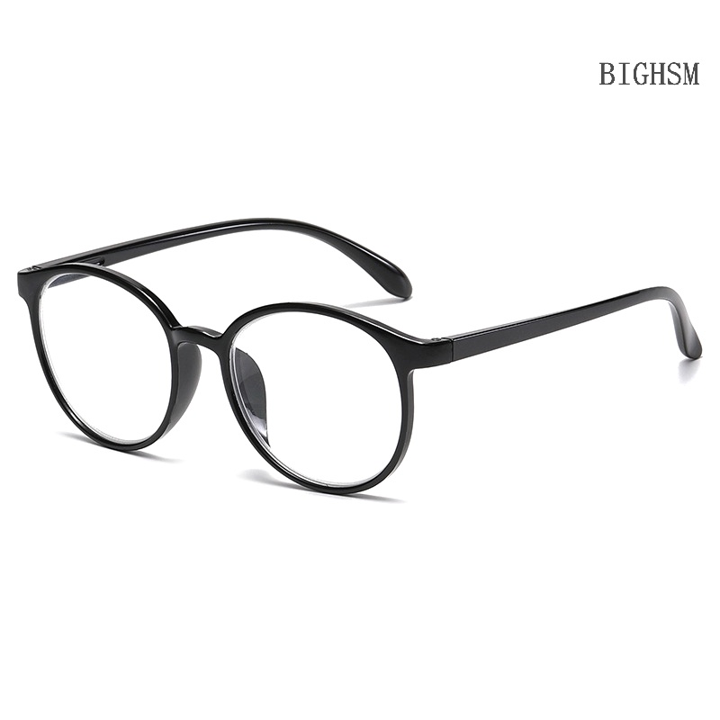 Bighsm Mắt Kính Gọng Tròn Lớn Chống Ánh Sáng Xanh Thời Trang Unisex skk