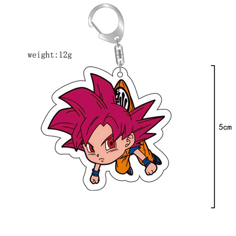 Móc Khóa Hình Nhân Vật goku super saiyan Trong Phim Hoạt Hình dragon ball