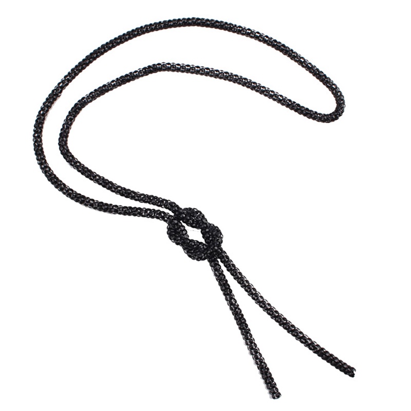 Niceme Vòng Cổ choker Dài Thắt Nút Đơn Giản Thời Trang Phong Cách bohemian Cho Nữ