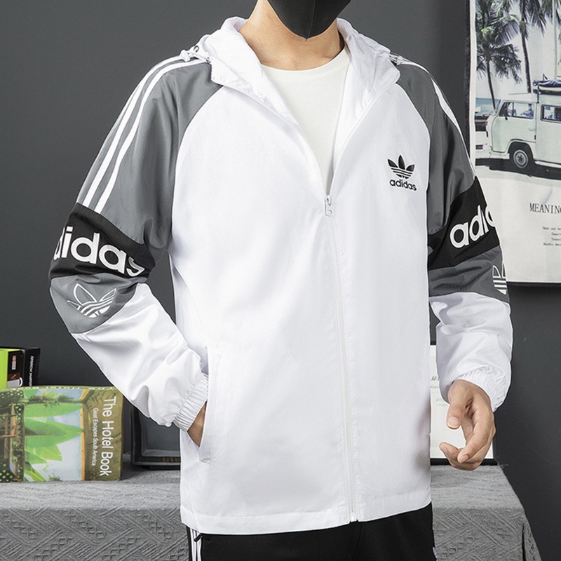 Ad Áo Khoác Gió Thể Thao Ngoài Trời Có Mũ Trùm Đầu size Lớn Chất Lượng Cao Cho Nam