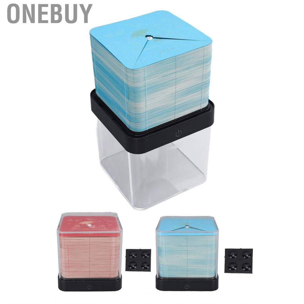 Onebuy 2024 Calendar 3D Memo Pad Paper  Sticky Note Long Lasting Earth for Colleague Birthday