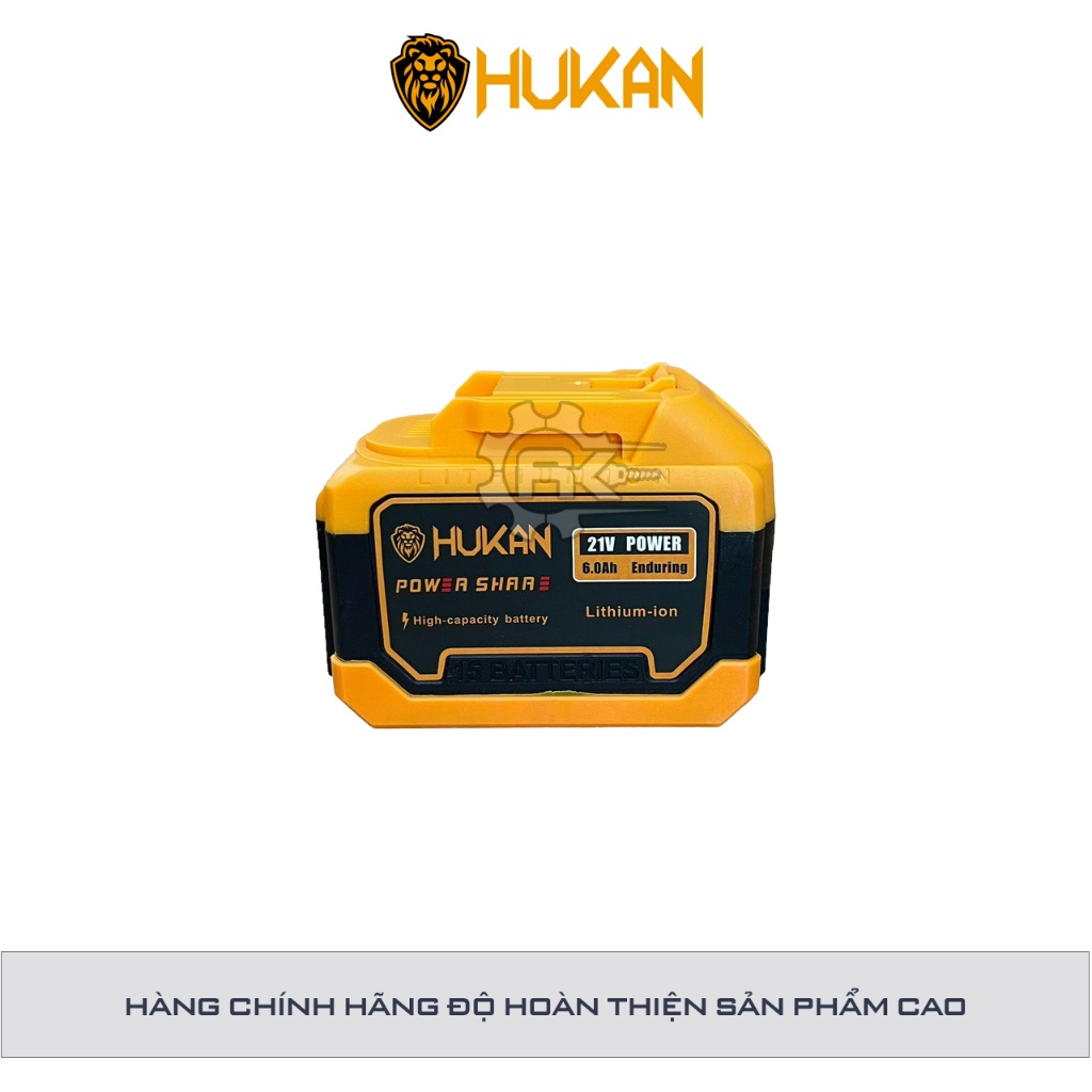 Pin HUKAN 15 Cell, 20 Cell Dung lượng 6A 8A, Mạch 3 mosfed, Cell pin 2000mAh mẫu mới 2023