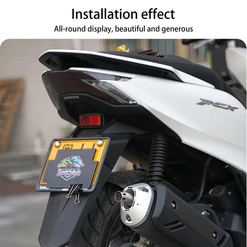 Ronxmor 1 Ống Pô Xả Khí Bằng Thép Không Gỉ Trang Trí Bảo Vệ Cho uhr pcx160 gsx250 cb400f